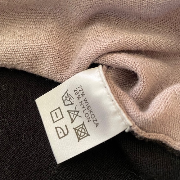 Solar Womens Black Orange Creme Fitted Cardigan Sweater Size S - Picture 15 of 16